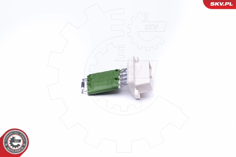 Resistor, interior blower